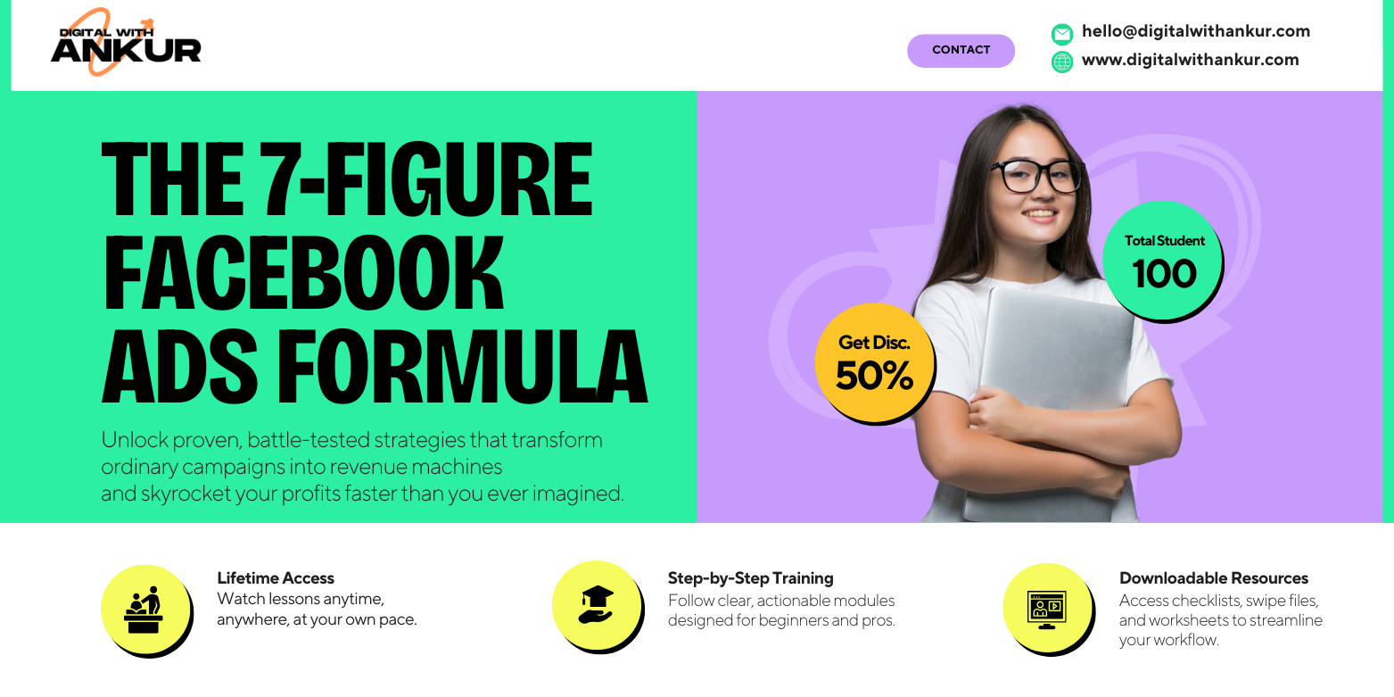 Learn 7-Figure Facebook Ads Formula